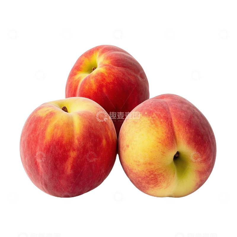 高清大图下载【趣麦麦图】桃子三果展示摄影素材
