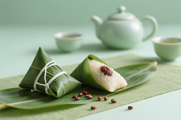 端午粽香茶韵端午节摄影