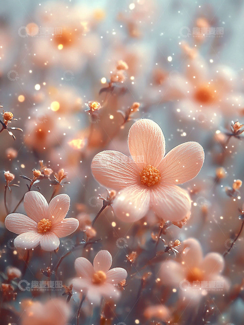 高清大图下载【趣麦麦图】唯美背景插画素材41