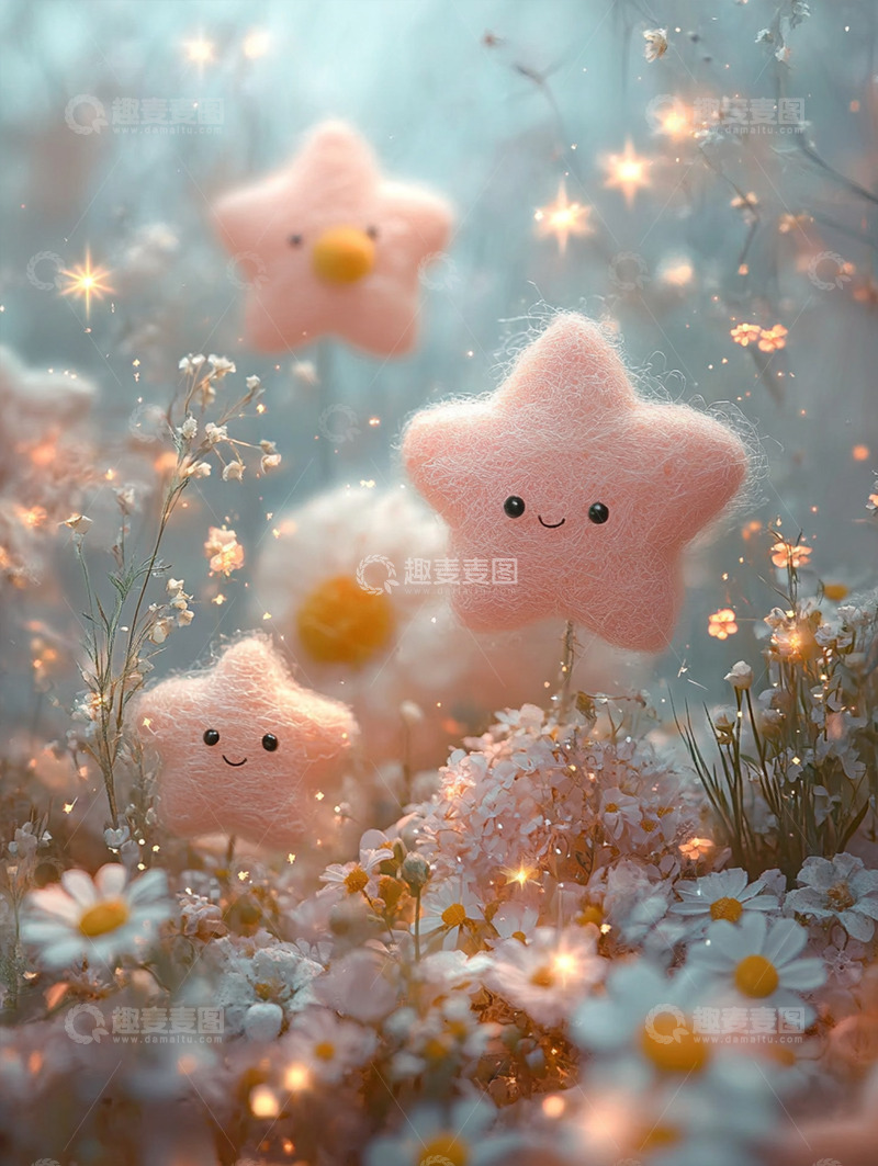 高清大图下载【趣麦麦图】唯美背景插画素材44