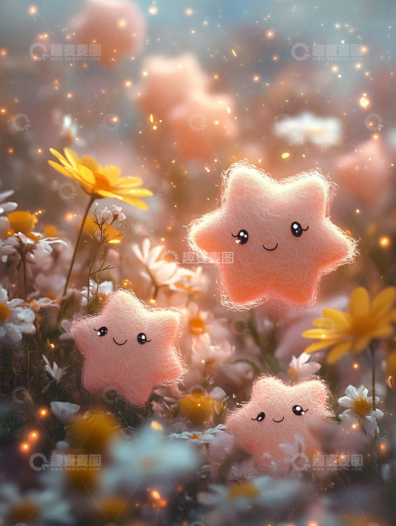 高清大图下载【趣麦麦图】唯美背景插画素材39