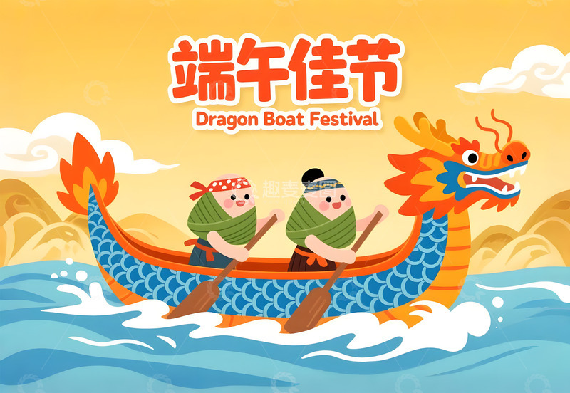 粽宝赛龙舟&middot;童趣庆端午