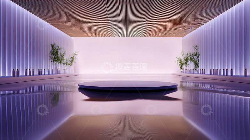 简约护肤保健品电商C4D场景6