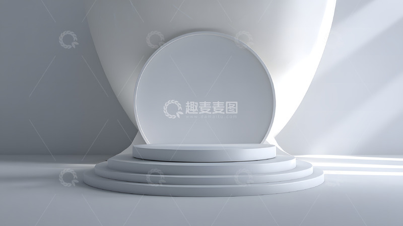 简约护肤保健品电商C4D场景3