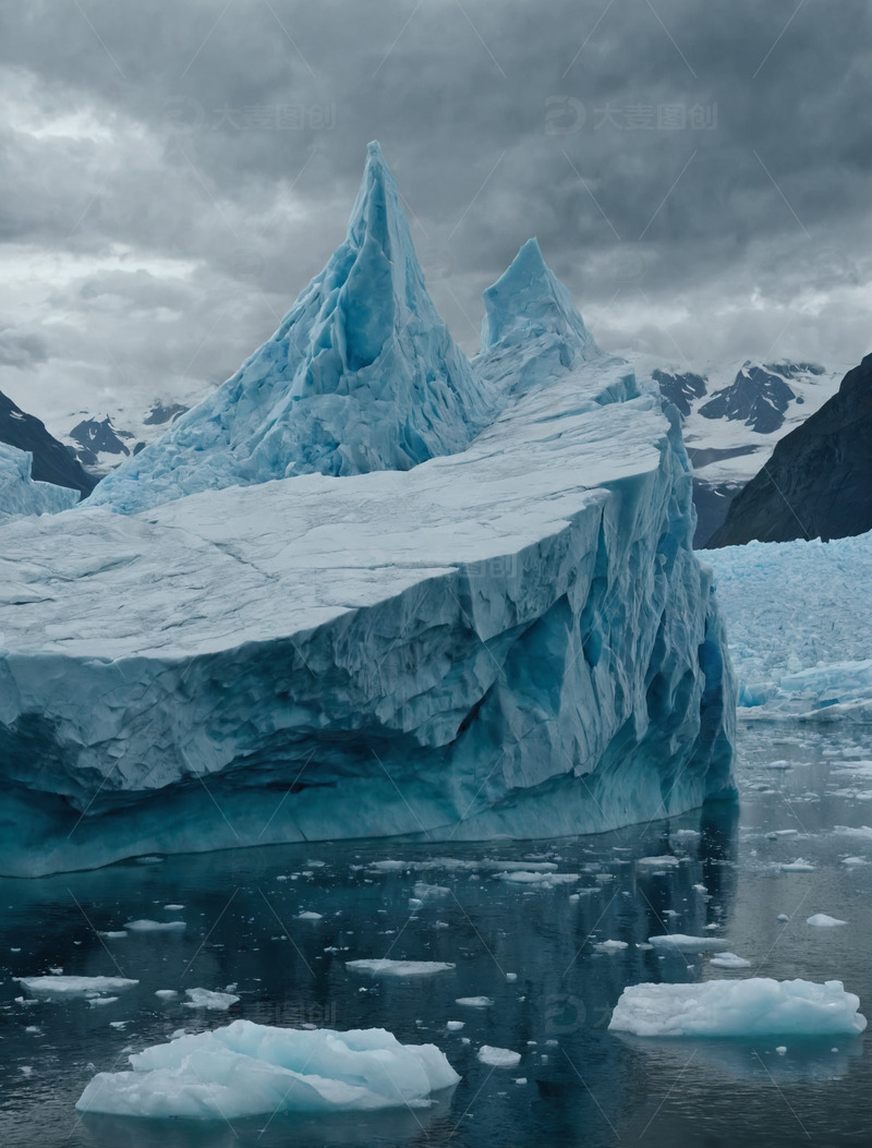 高清大图下载【趣麦麦图】尘埃云冰川3