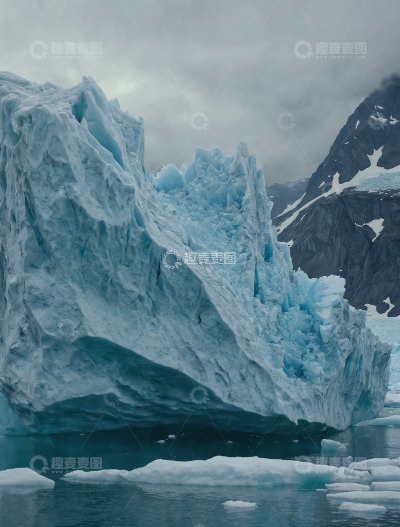 高清大图下载【趣麦麦图】尘埃云冰川6