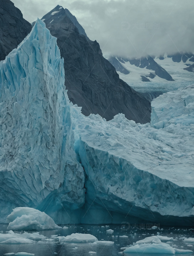 高清大图下载【趣麦麦图】尘埃云冰川11