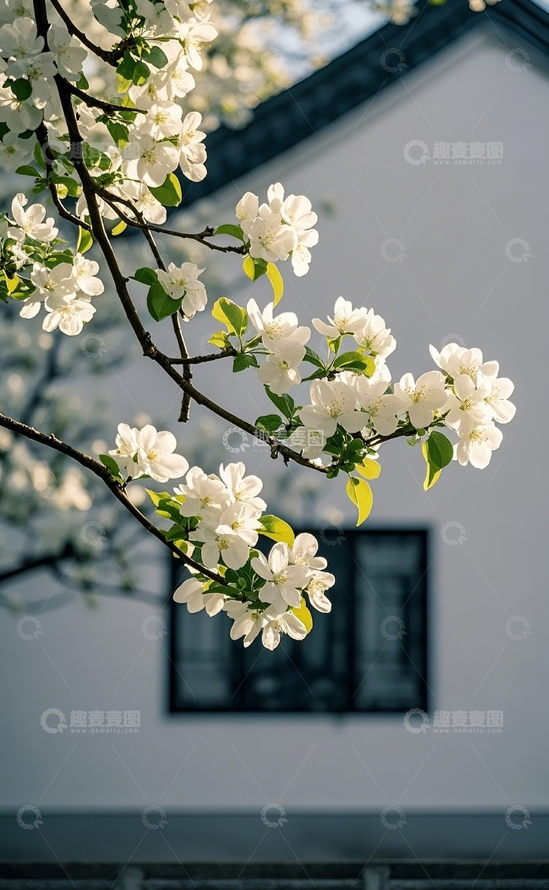 高清大图下载【趣麦麦图】江南的海棠花3