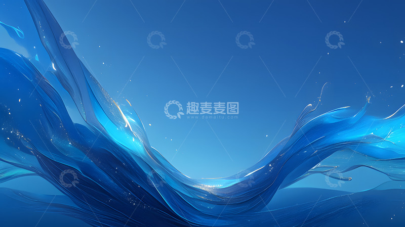 高清大图下载【趣麦麦图】流动飘带背景底纹设计素材7