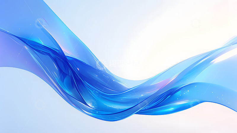 高清大图下载【趣麦麦图】流动飘带背景底纹设计素材4