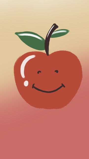 苹果笑脸