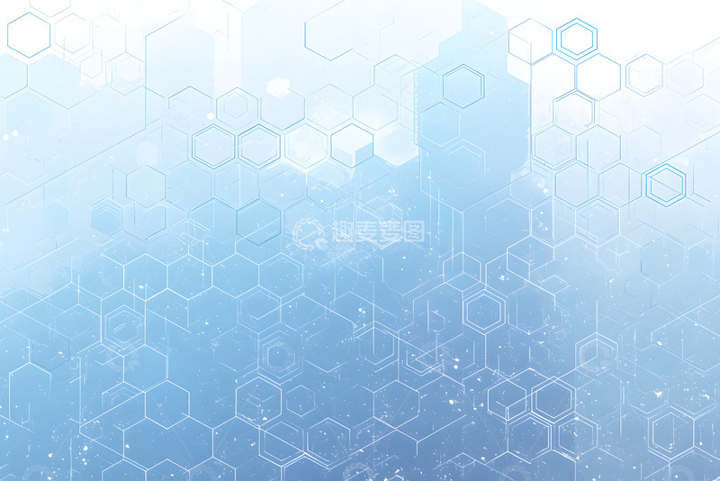 高清大图下载【趣麦麦图】科技感几何形背景底纹设计素材1