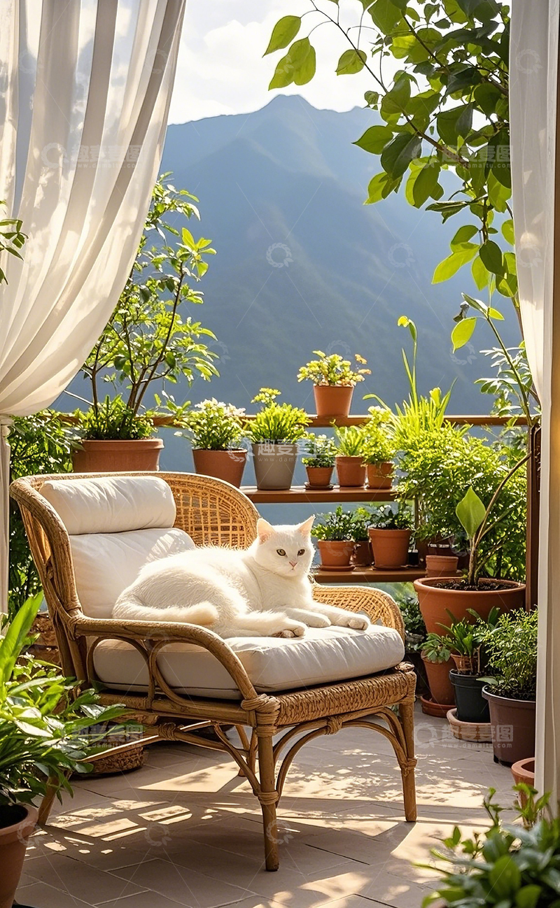 高清大图下载【趣麦麦图】阳台风景3