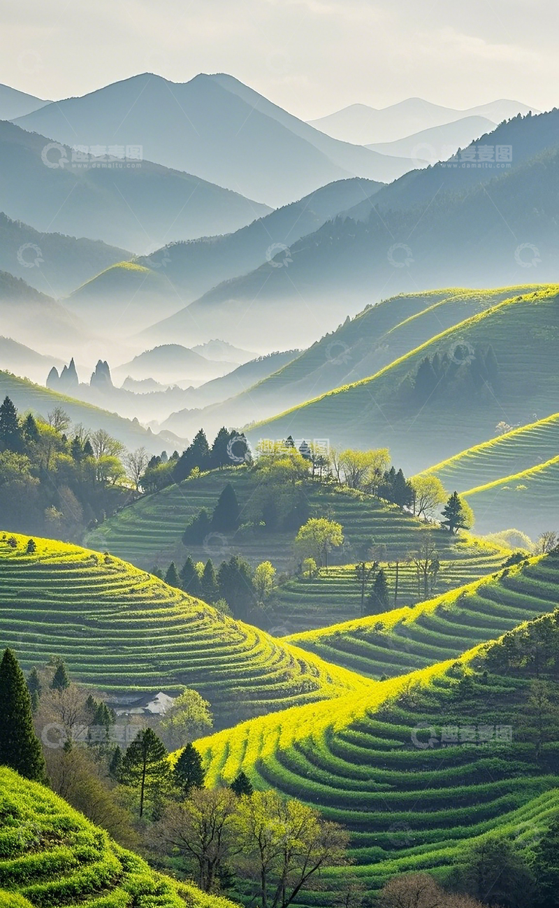 高清大图下载【趣麦麦图】梯田风光7