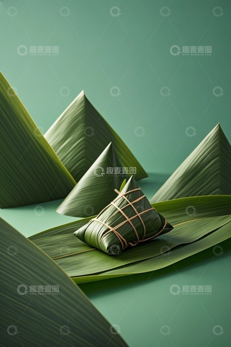 高清大图下载【趣麦麦图】端午节海报背景4