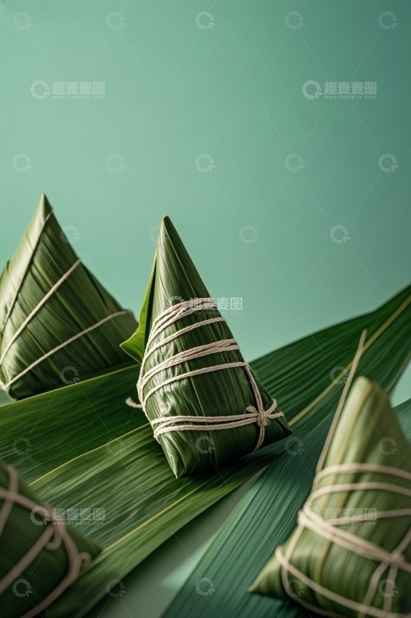 高清大图下载【趣麦麦图】端午节海报背景6