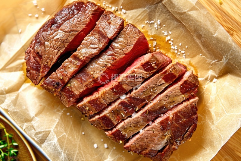 高清大图下载【趣麦麦图】切块的烤牛肉美食