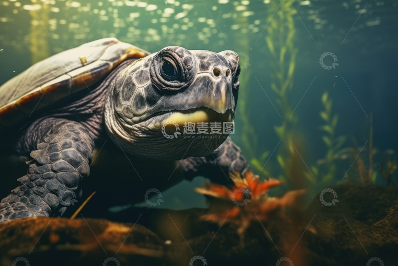 高清大图下载【趣麦麦图】一只老乌龟摄影