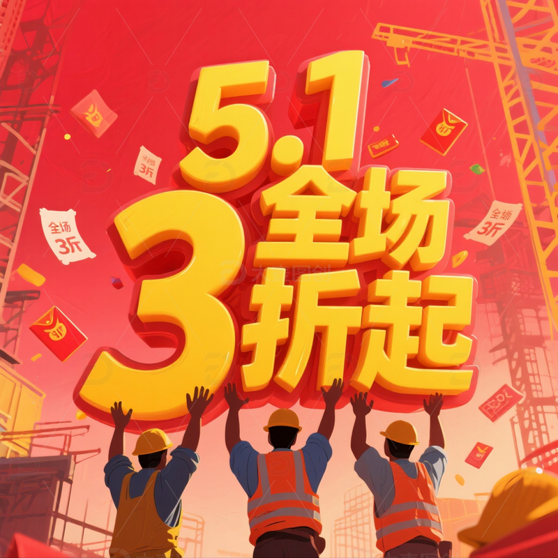 劳动节电商海报一