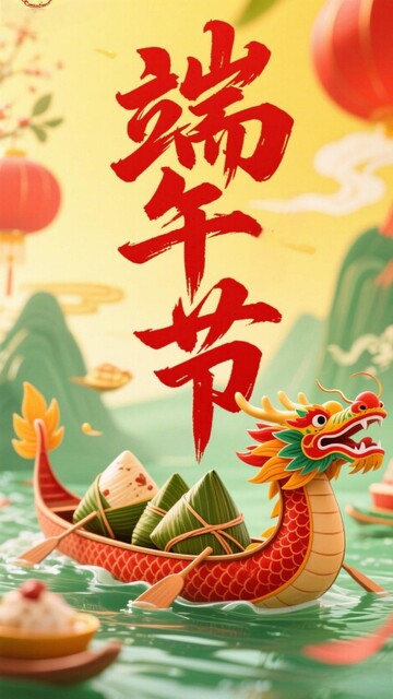 端午节创意海报1