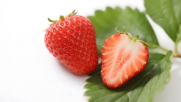 草莓孤立在白色背景上1