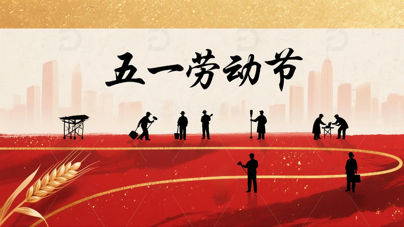 五一劳动节海报36