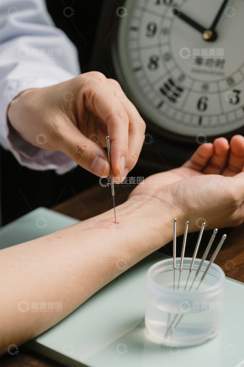 高清大图下载【趣麦麦图】针灸治疗手部