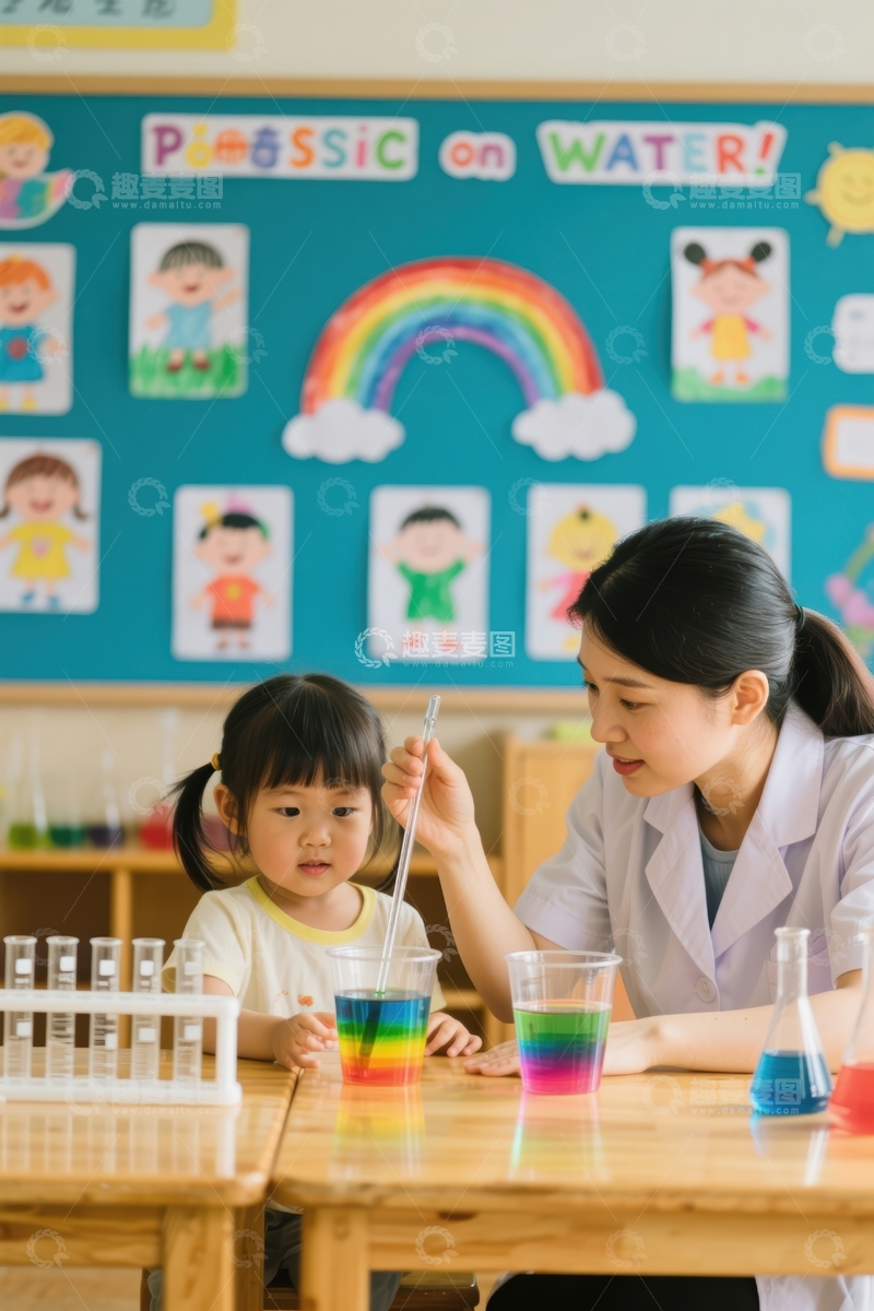 高清大图下载【趣麦麦图】科学启蒙探索水