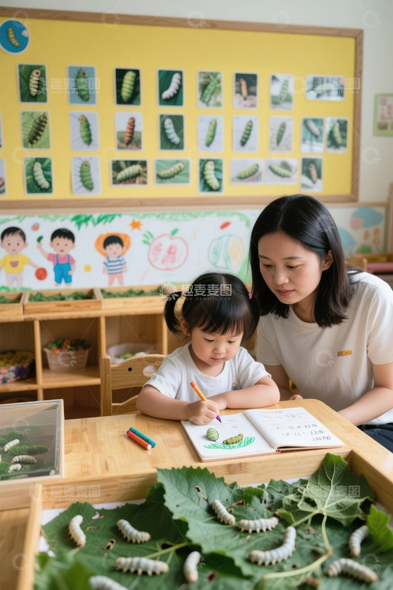高清大图下载【趣麦麦图】幼儿绘画学习与成长