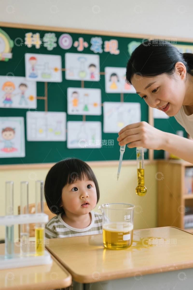 高清大图下载【趣麦麦图】亲子科学探索