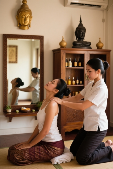 泰式按摩治疗与放松