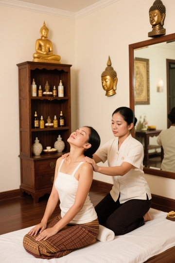 泰式按摩场景