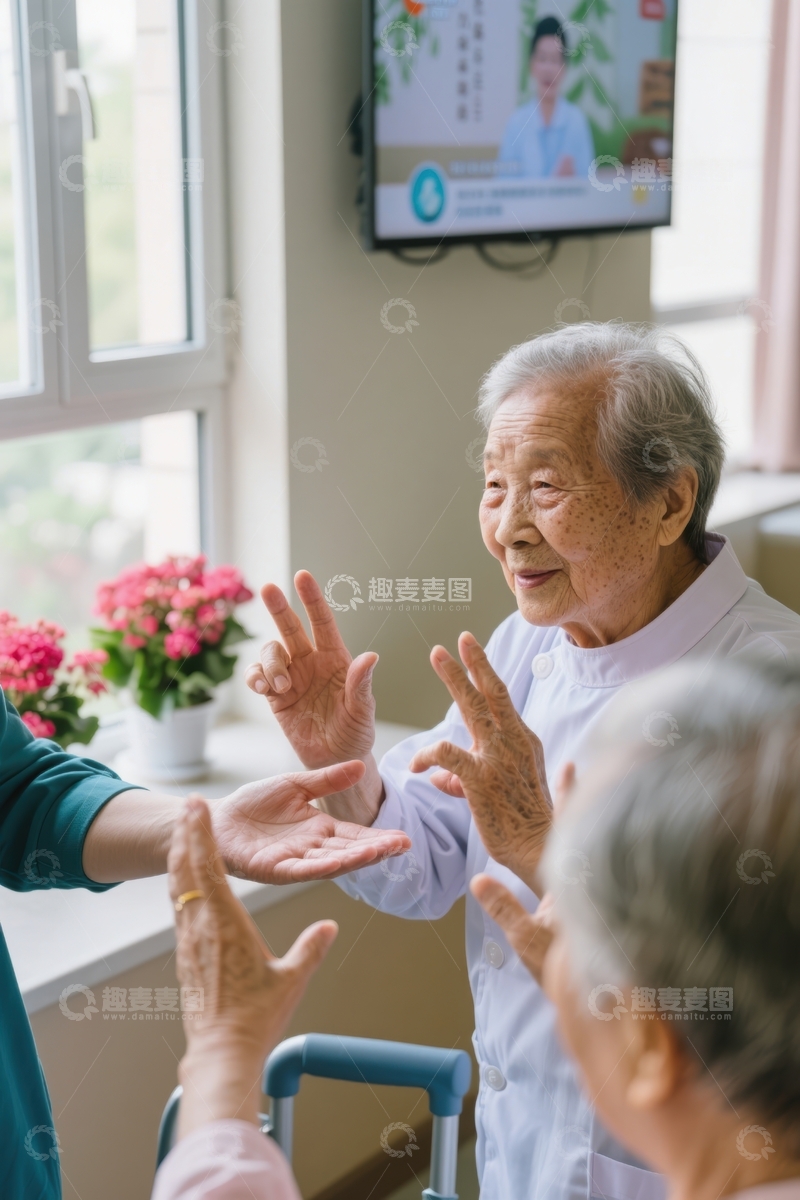 高清大图下载【趣麦麦图】老人们的快乐时光