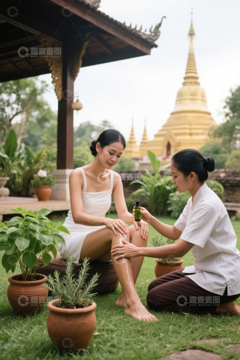 高清大图下载【趣麦麦图】泰式古法按摩体验
