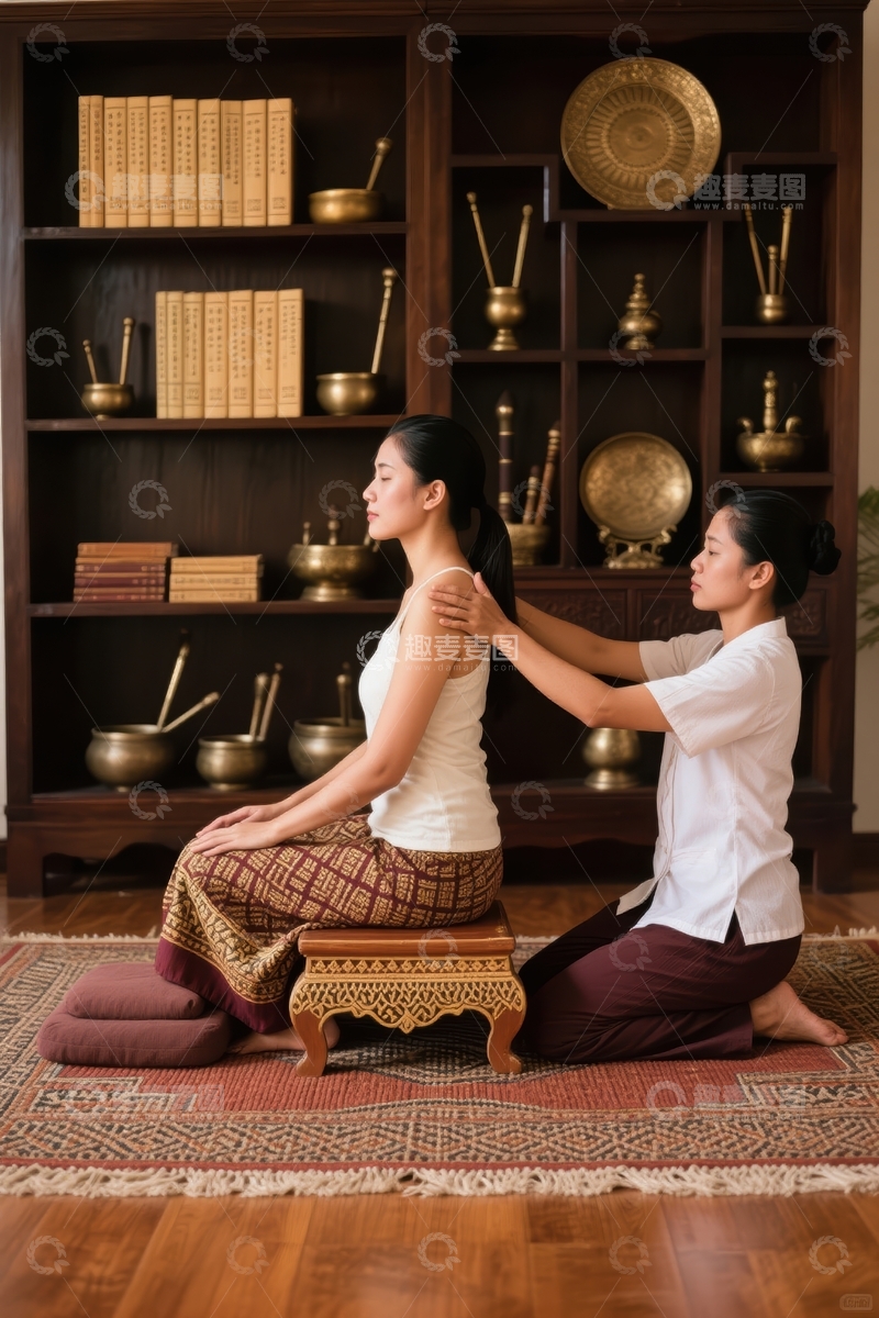 高清大图下载【趣麦麦图】传统泰式按摩体验