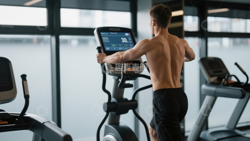 高清大图下载【趣麦麦图】健身房运动