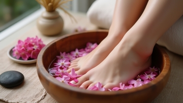 雅致木盆足浴，沉浸宁静时光