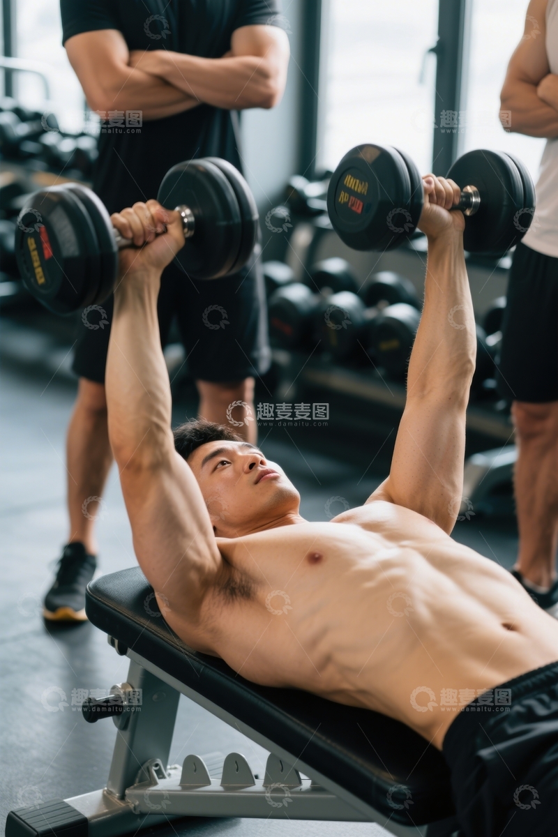 高清大图下载【趣麦麦图】力量训练：提升肌肉力量