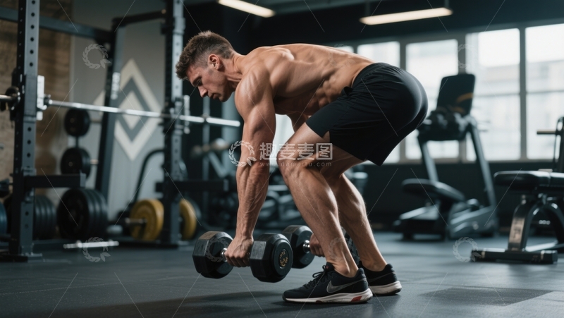 高清大图下载【趣麦麦图】健身肌肉训练