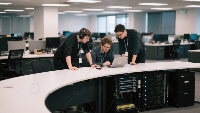 高清大图下载【趣麦麦图】团队协作，问题解决