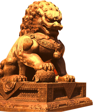 党建金狮 石像狮子 宏伟大气金狮