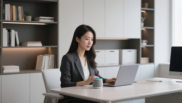 工作场景：专注与效率