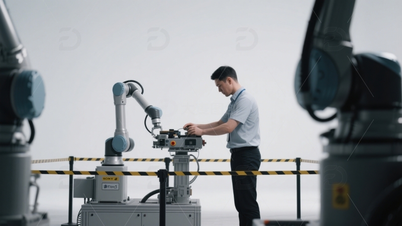 高清大图下载【趣麦麦图】机器人维护与操作