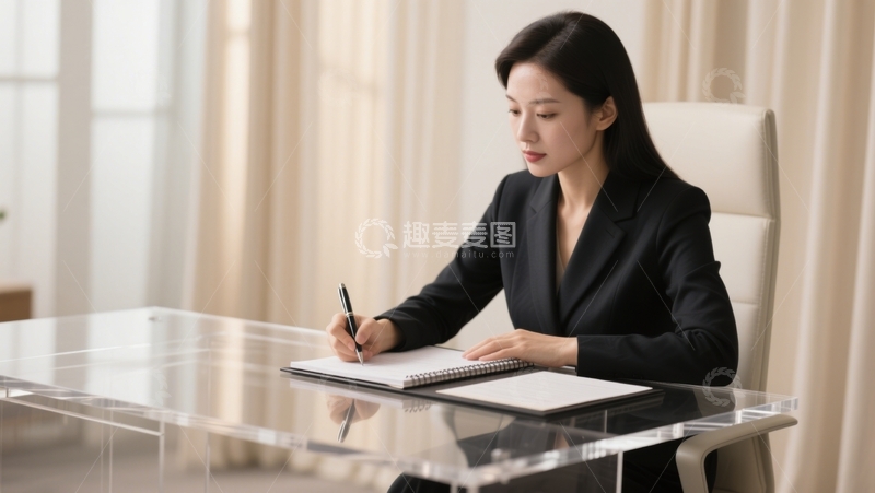 高清大图下载【趣麦麦图】专业女性工作场景