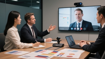 视频会议中的讨论