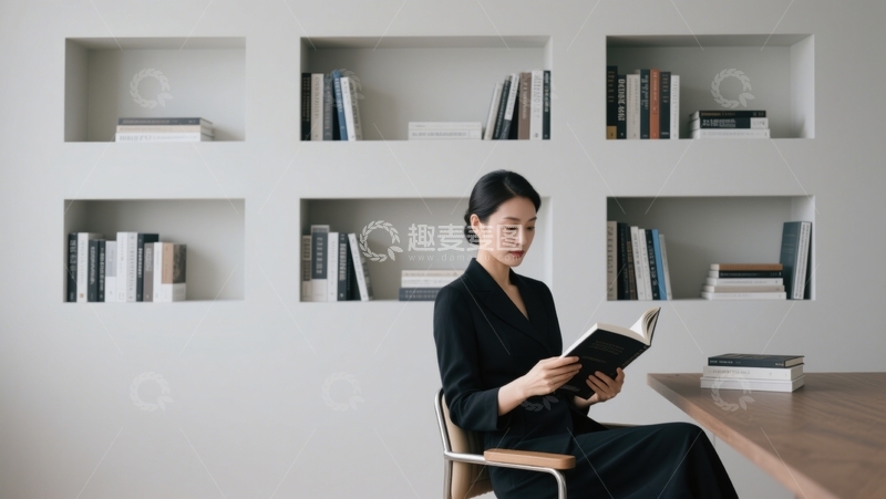 高清大图下载【趣麦麦图】阅读时光