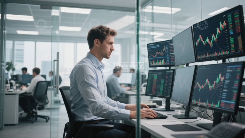 高清大图下载【趣麦麦图】屏幕上的数据分析