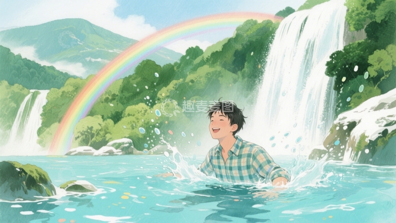 高清大图下载【趣麦麦图】清新的夏日乐园