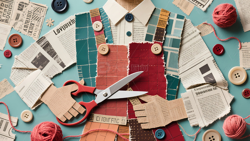 创意剪贴艺术：重塑与表达