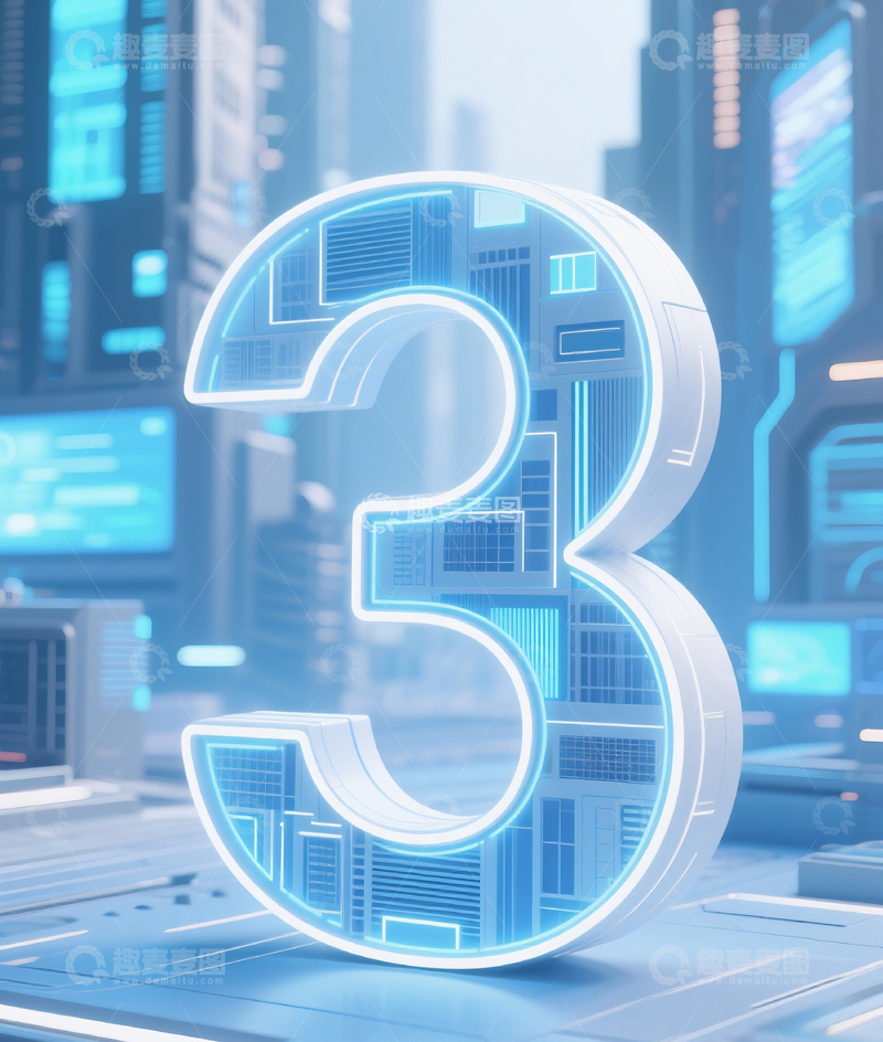 高清大图下载【趣麦麦图】未来城市数字32